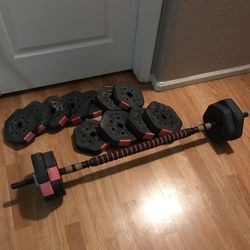 home gym weights barbell
