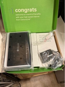 CenturyLink Modem Model C1000A 4 Port With Accessories