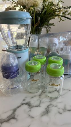 Baby NutriBullet Blender & Glass Containers/bottles