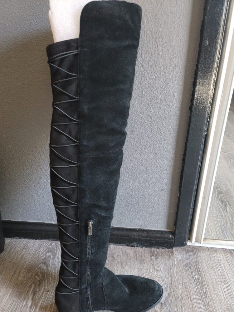 Vince Camuto Black High Boots 7.5M