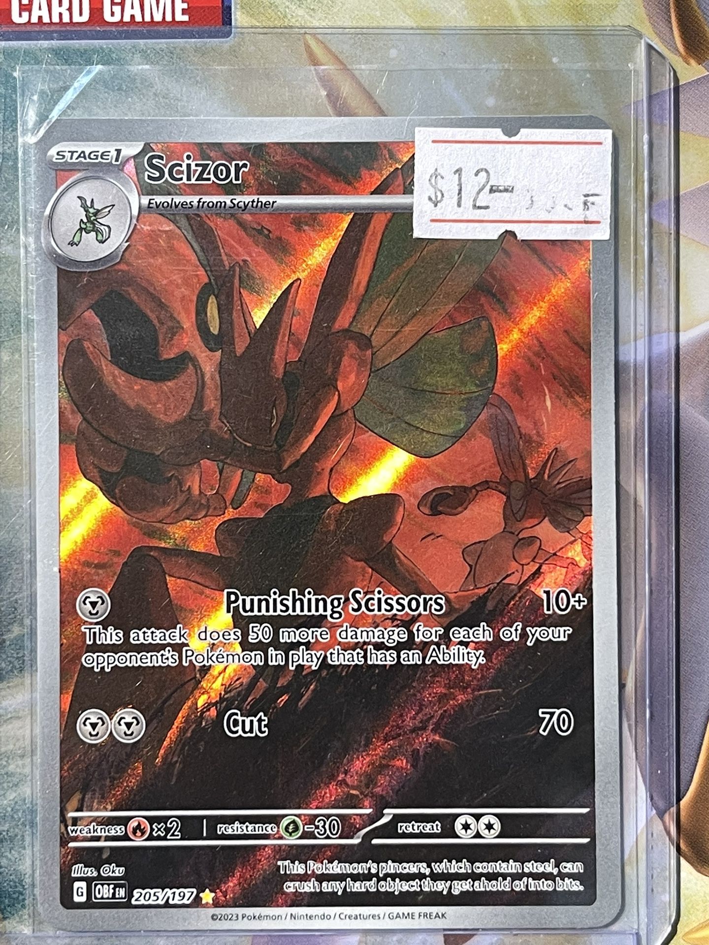 Scizor Obsidian Flames 205