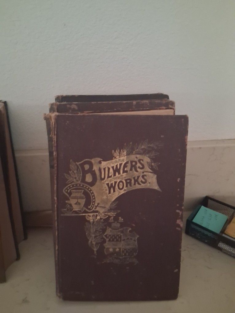 Used Bulwer's Works Books 3 (1892)