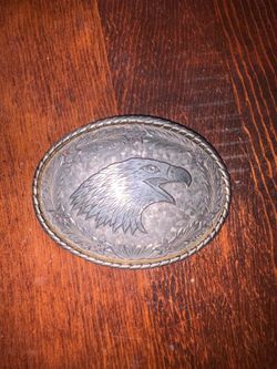 Vintage Eagle Head Belt Buckle