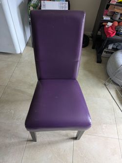 8 Purple Dining Room Chairs
