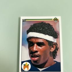 Rare Deion Sanders Baseball Card 1989