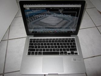 2013 Apple Macbook Pro 13.3" Laptop Intel i5 2.5Ghz 8GB 256G SSD DVD - $299 (Schererville)