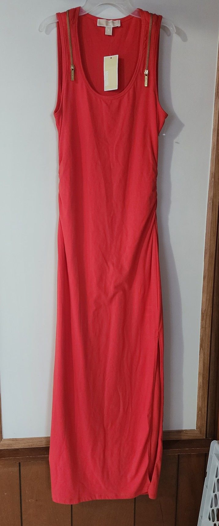 NWT MEDIUM MICHAEL KORS WOMANS CORAL REEF SLEEVELESS DRESS