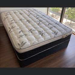 BRAND NEW PILLOW TOP MATTRESSES ✅ COLCHONES NUEVOS PILLOW TOP 💯‼️   QUEEN SIZE $150 ❌ $210 With Box Spring   FULL SIZE $140❌ $200 With Box Spring💥  