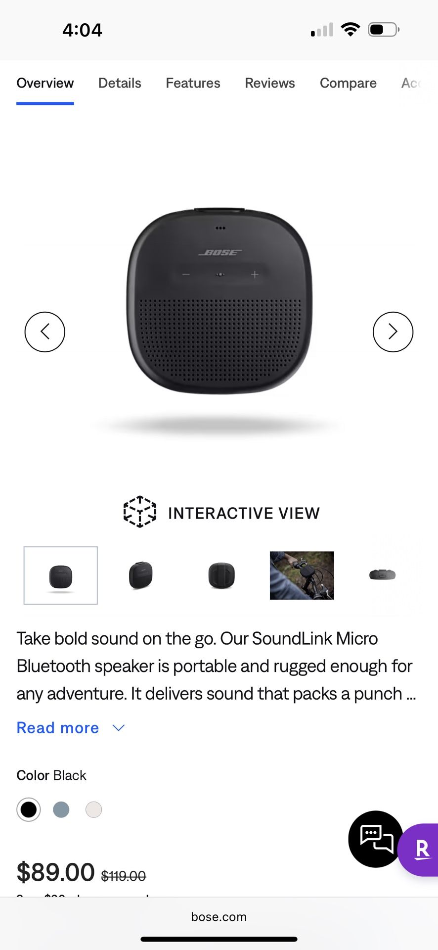 Bose Sound link Micro