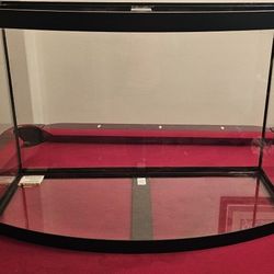 35-Gallon Bow Front Fish Tank – $40