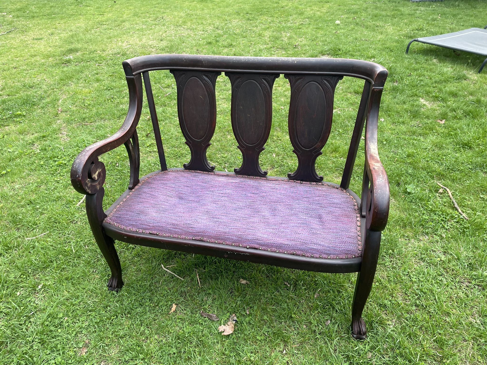 Antique Victorian Loveseat/Bench
