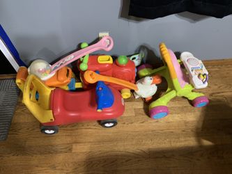 Kids Train And Riders