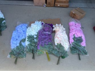 New Multi-Color Artificial Flower wisteria sold in sets of 12 pieces