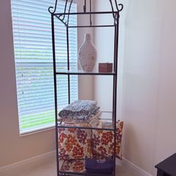 Large Side Glass Shelving Unit