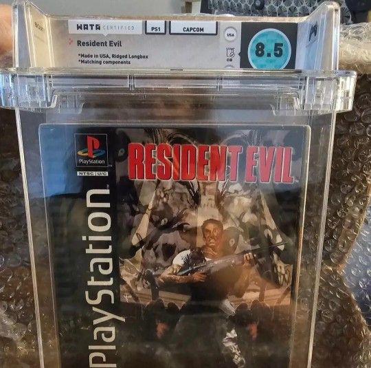 8.5 Graded Resident Evil PS CIB Game