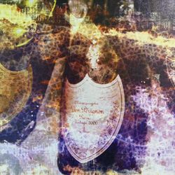 Oliver Gal 'Champagne Bath' Canvas Print 30 x 20