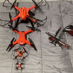 Check This Out 4 Drones And Alotof Spare Parts All Working 