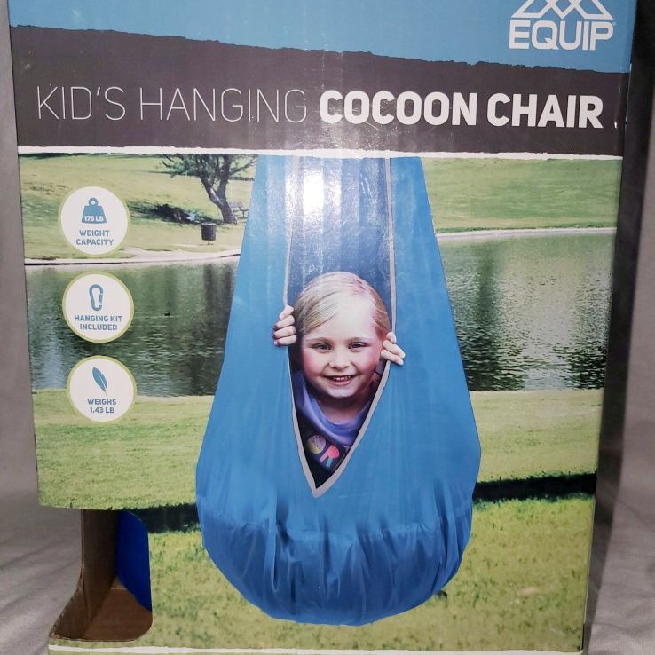 Equip Kids Hanging Cocoon Pod Chair Swing
