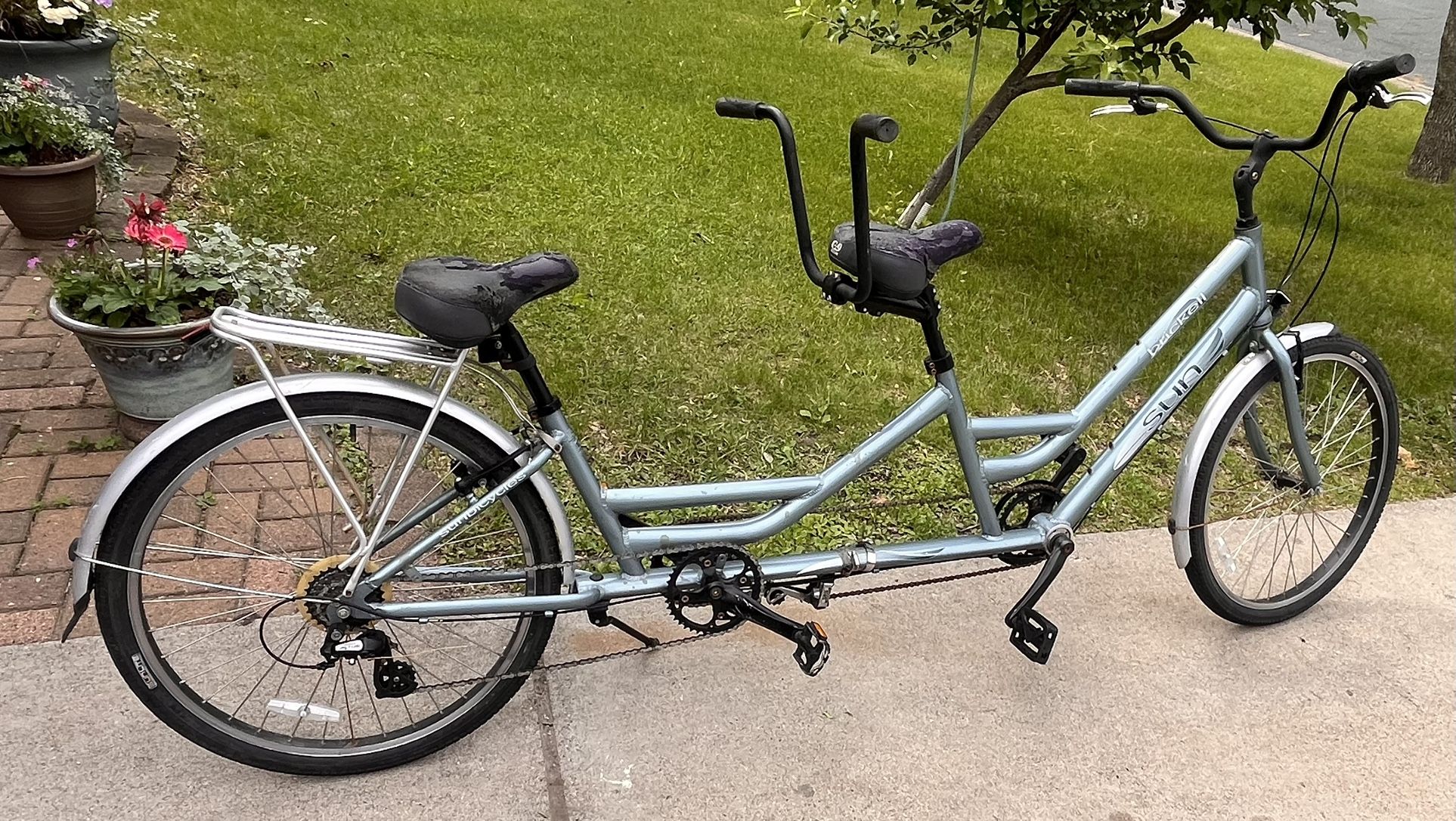 SUN BRICKELL TANDEM BIKE (7 Speed) STORM BLU