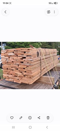 Kiln dried red oak