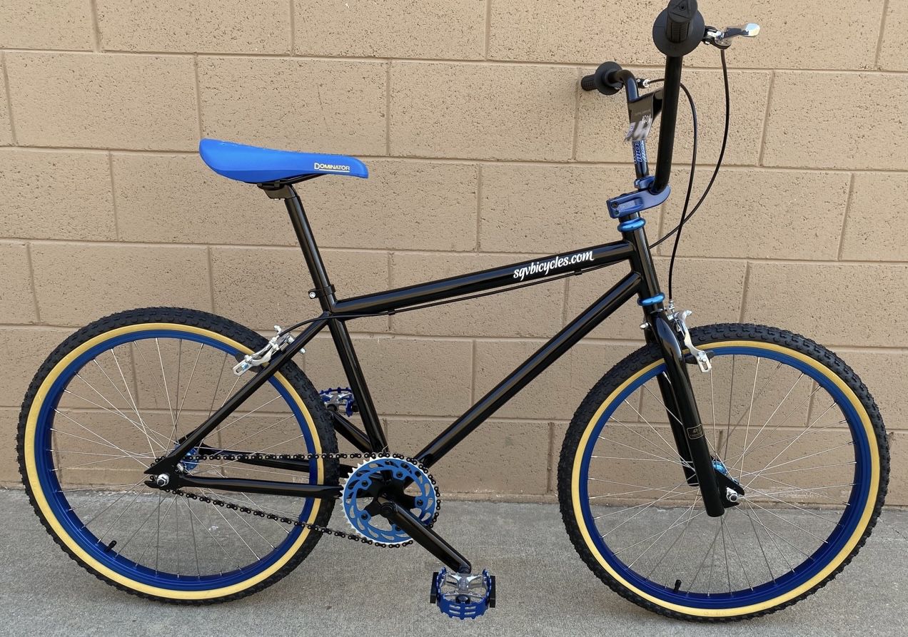 New!!! Sgvbicycles Pro OG Fire 26" BMX Cruiser in Black Red/ Black-Blue