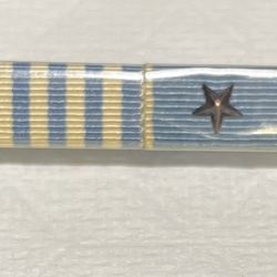 Korean War Military Memorabilia Navy Bar White Blue Stripes & Star Vintage Tack