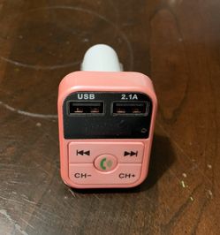 Wireless Bluetooth Car kit handsfree talk MP3 player fm transmitter dual car charger