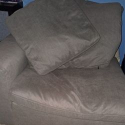Comfy Oversized Grey Seat