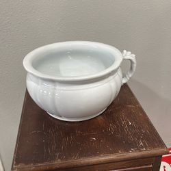Vintage Ironstone Chamber Pot
