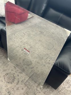 30”x40” frameless mirror