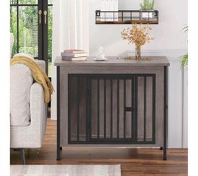 Furniture-Style Dog Crate End Table