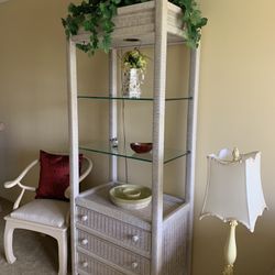 wicker shelving 