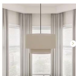 20” DRUM CHANDELIER HANGING LAMP