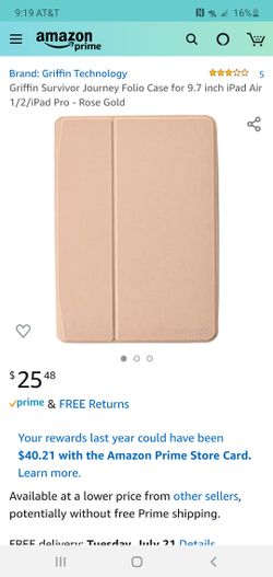 Case for 9.7 inch iPad Air 1/2/iPad Pro - Rose Gold