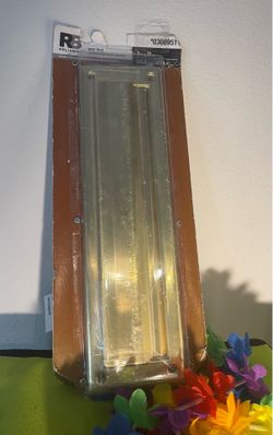Brass Finish Mail Slot (11x2”)