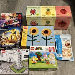 Lego lot marvel Disney Mario flowers pokemon one set opened 