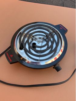 Porta-Burner Single Electric Coil Hot Plate – Vintage, Works Great