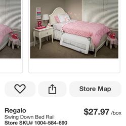 Regalo Swing Down Bed Rail 43in Long