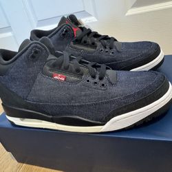 Jordan 3 Retro  Levi’s Indigo Size 10.5 Pick up today  New  