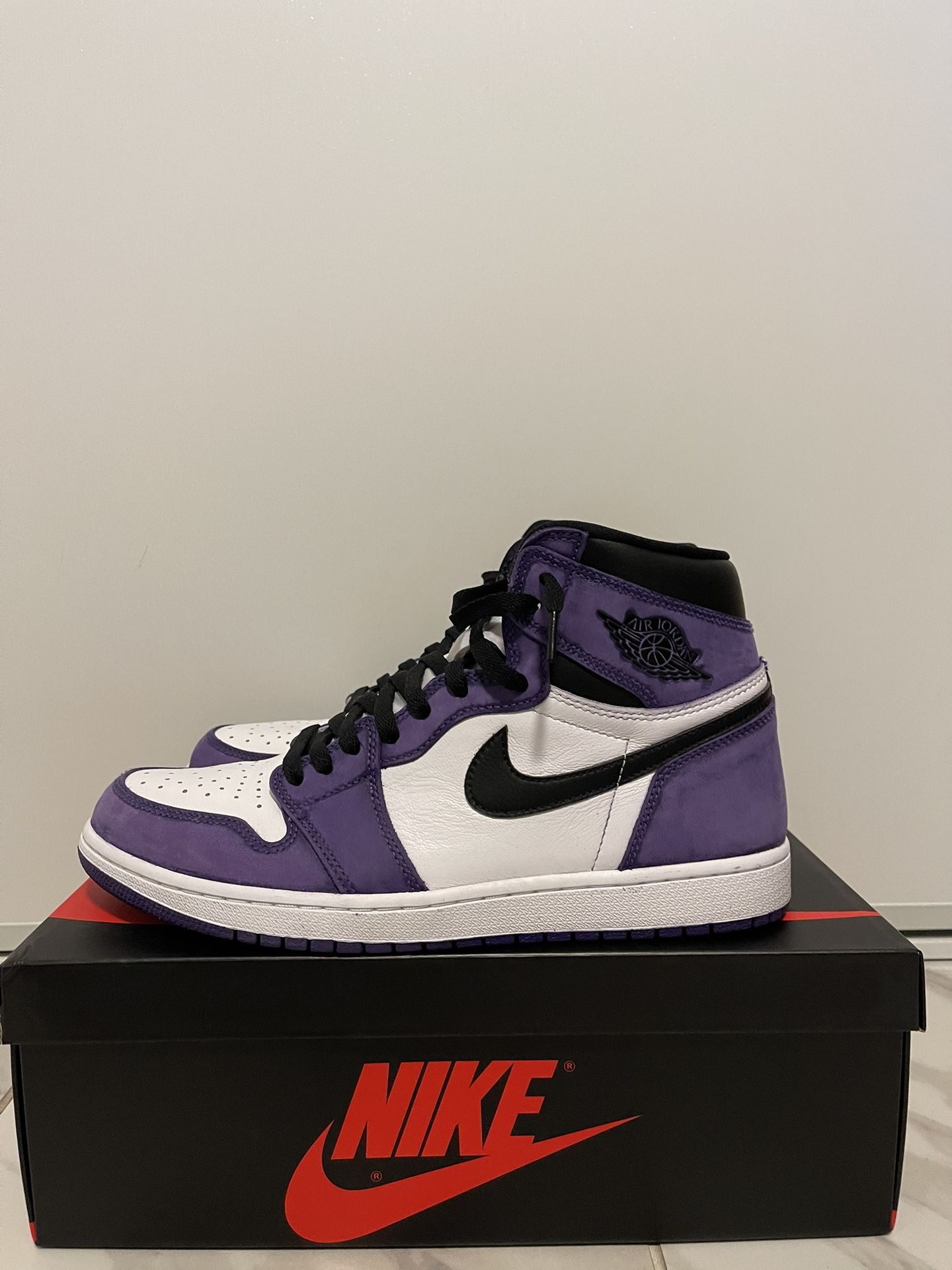 suede custom purple jordan