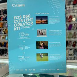 Cannon EOS R50 content creator kit