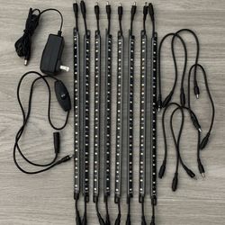 TORCHSTAR LED Safe Lighting Kit, (8) 12 Inch Linkable Light Bars