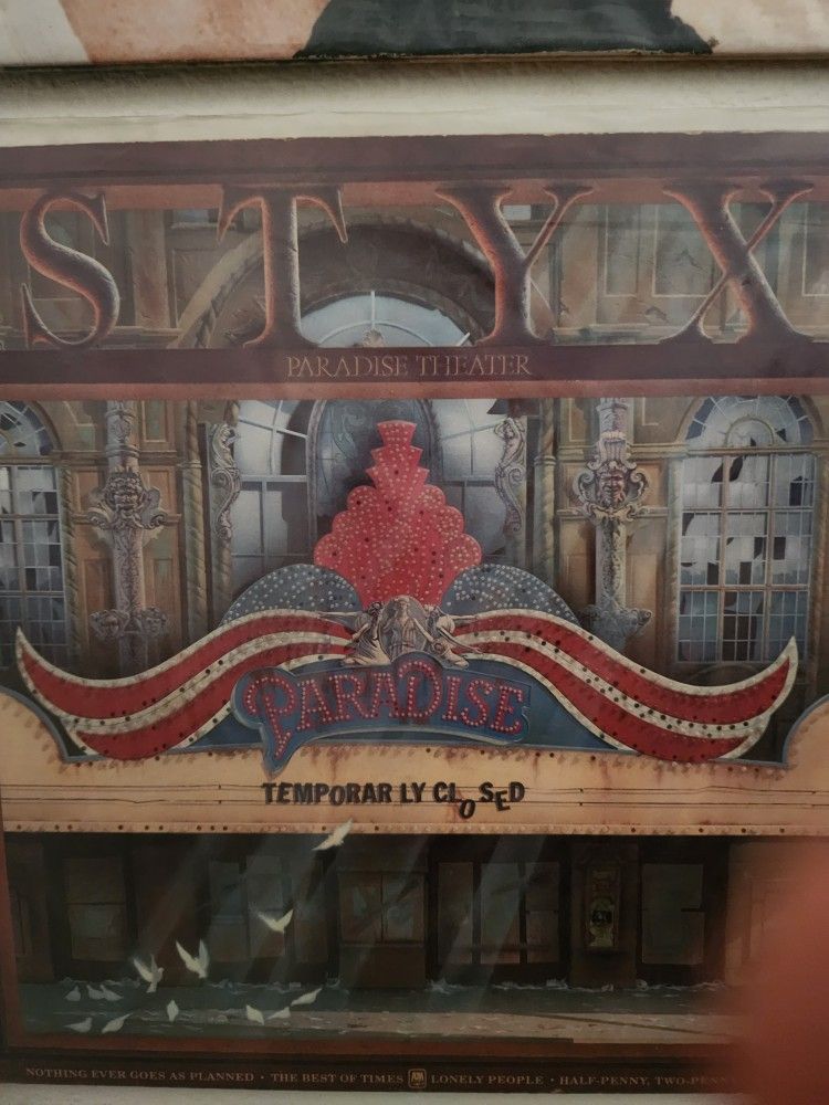 STYX vintage Vinyl 5 Records.