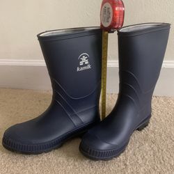 Rain boots for boys size 6 blue color Kamik