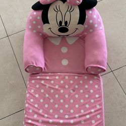 Disney Foldable Kids Sofa Chair Pink Minnie Mouse 