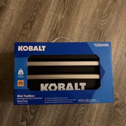 Kobalt mini tool box (black)