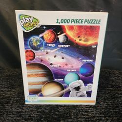 Playright 1000 Piece Puzzle Planets