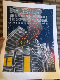 Pelican Screen Printed Poster by Jay Ryan at The Bird Machine