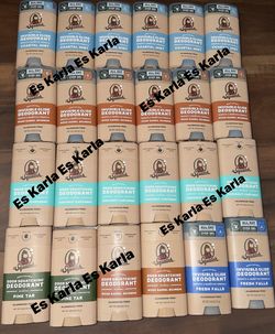 DR. SQUATCH Men's Natural Solid Deodorant $6 each.  OR 4 for $22