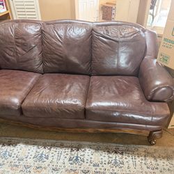 Two Piece Leather couch